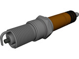 Bosch Spark Plug 3D Model preview