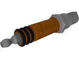 Bosch Spark Plug 3D Model