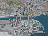 Boston City, USA (2023) 3D Model preview