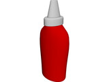 Bottle Ketchup 3D Model preview