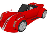 Boxer Concept Car 3D Model preview