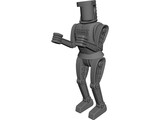 Boxing Robot 3D Model preview