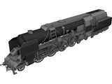 BR12 Austrian Steamengine 3D Model preview
