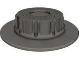 Brake Disc Front 3D Model preview