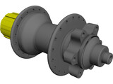 Brake Hub Hope MTB 3D Model preview