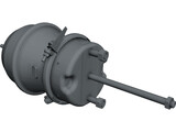 Brake Tristop Cylinder 3D Model preview