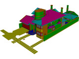 Brasilian House 3D Model preview