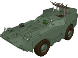 BRDM-1 and AT1 Snapper 3D Model preview