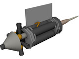 Brilliant Pebble 3D Model preview