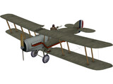 Bristol F2b 3D Model preview