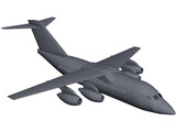 British Aerospace BAe 146 3D Model preview