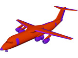 British Aerospace BAe 146 3D Model preview