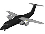 British Aerospace BAe 146 3D Model preview