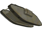 British MK1 World War 1 Era Tank 3D Model
