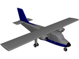 Britten Norman Islander/Defender 3D Model preview