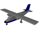 Britten Norman Islander/Defender 3D Model