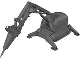 Brokk Demolition Robot 3D Model preview