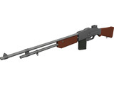 Browning Automatic Rifle 3D Model preview