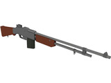 Browning Automatic Rifle 3D Model