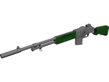 Browning Automatic Rifle 3D Model preview