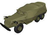 BTR 152 3D Model preview