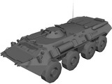 BTR-80 Armored Personnell Carrier 3D Model preview