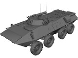 BTR-90 3D Model preview
