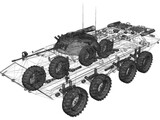 BTR-90 3D Model