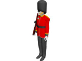 Buckingham Palace Guard 3D Model preview