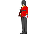 Buckingham Palace Guard 3D Model