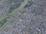 Budapest City North, Hungary (2019) 3D Model preview
