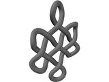 Buddhist Endless Knot 3D Model