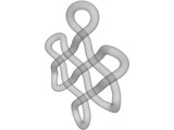 Buddhist Endless Knot 3D Model