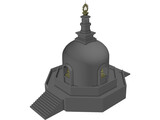 Buddhist Stupa 3D Model