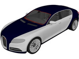 Bugatti 16C Galibier Concept (2009) 3D Model preview