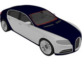Bugatti 16C Galibier Concept (2009) 3D Model