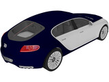 Bugatti 16C Galibier Concept (2009) 3D Model