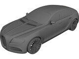 Bugatti 16C Galibier Concept (2009) 3D Model preview