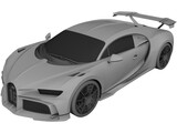 Bugatti Chiron Pur Sport (2021) 3D Model preview