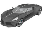 Bugatti La Voiture Noire (2019) 3D Model preview