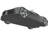 Bugatti La Voiture Noire (2019) 3D Model