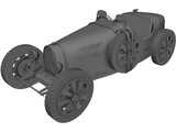 Bugatti Type 37B (1937) 3D Model preview