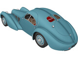 Bugatti Type 57 Atlantic (1934) 3D Model