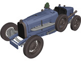 Bugatti Type 59 (1933) 3D Model preview