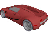 Bugatti Veyron 3D Model preview