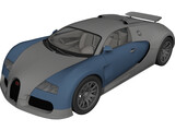 Bugatti Veyron 3D Model preview