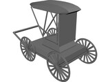 Buggy Horse Drawn 3D Model