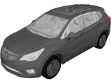 Buick Envision (2019) 3D Model preview