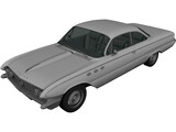 Buick LeSabre 2-door Hardtop (1961) 3D Model preview