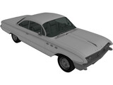 Buick LeSabre 2-door Hardtop (1961) 3D Model